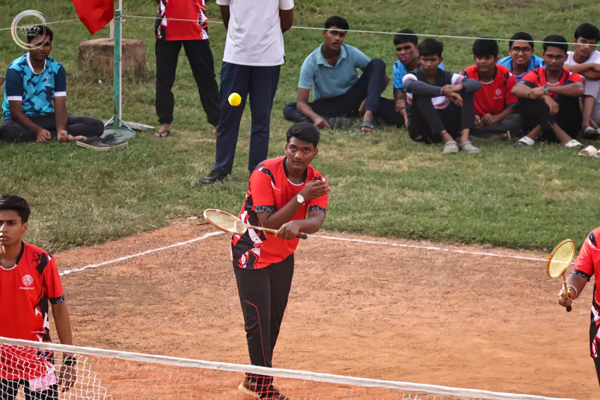 Arjunas vs Bharatas Ball badminton Match Photos 2024-25